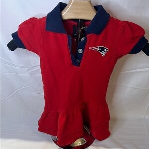 New England Patriots toddler polo dress